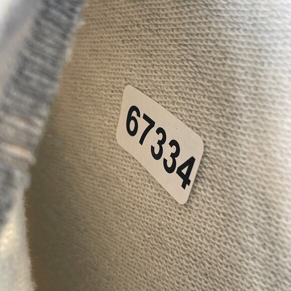 TOMMY HILFIGER Sweatshirt Adult S Terry Vintage Fit Tie Dye Bleach Washed Gray - Picture 11 of 11